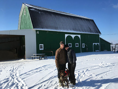 Jim and Julie at Synchrony Farm