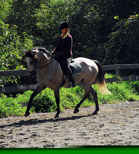Julie on Keegan with Bettina Drummond